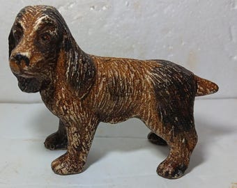 Dog Bank  Cast Iron 4 Inch Yard Decor Garden  Home Entryway  Man Cave