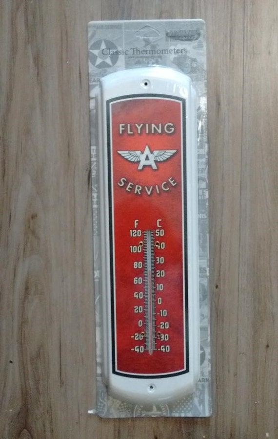 Flying A Service Thermometer Home Office Garage Shop Decor 