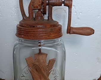 イギリスアンティークバターメーカーマヨネーズメーカーチャーン