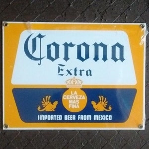 Corona Extra Porcelain Ande Rooney Sign Home Office Garage - Etsy