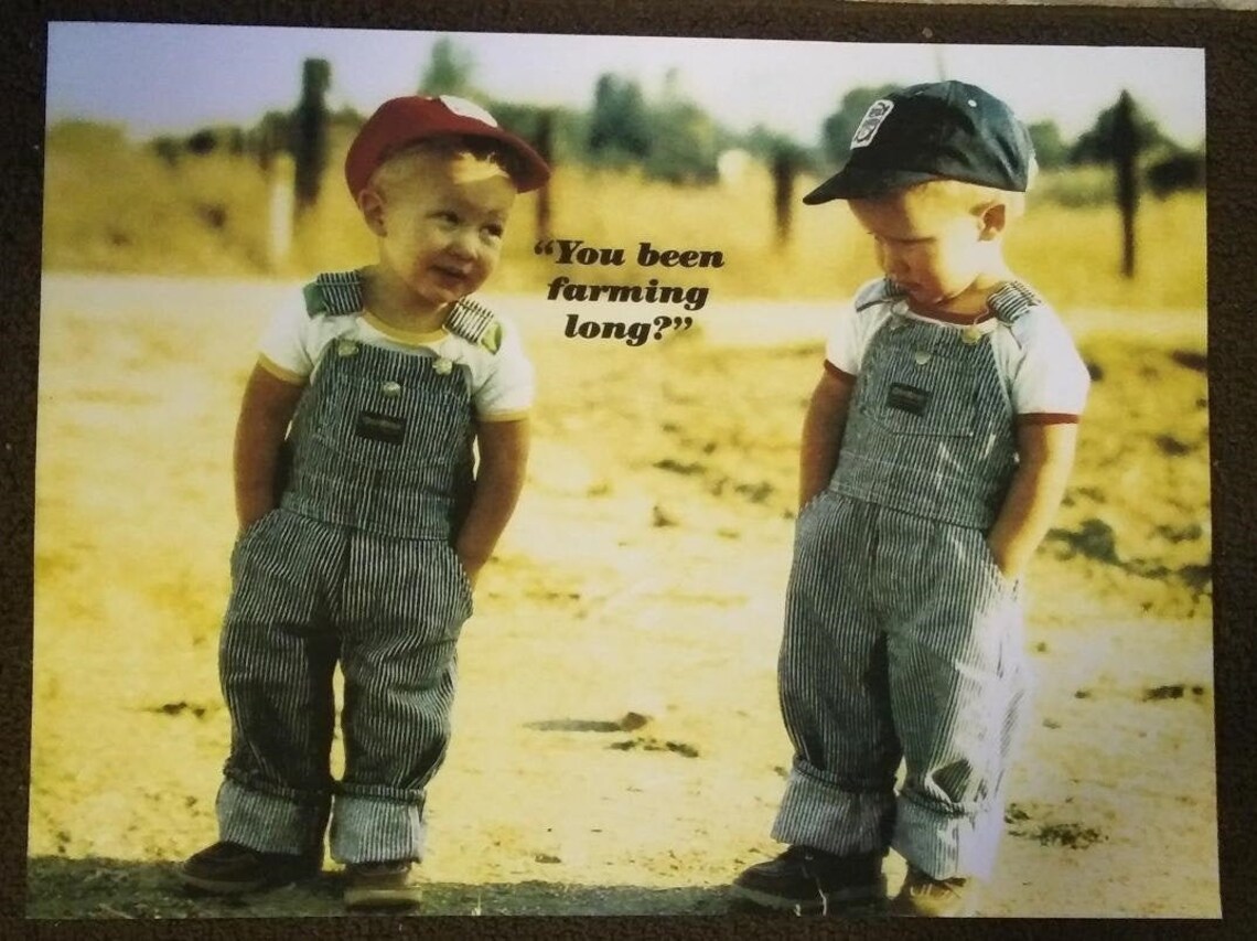 18x24 you been farming long print picture young future farmers etsy