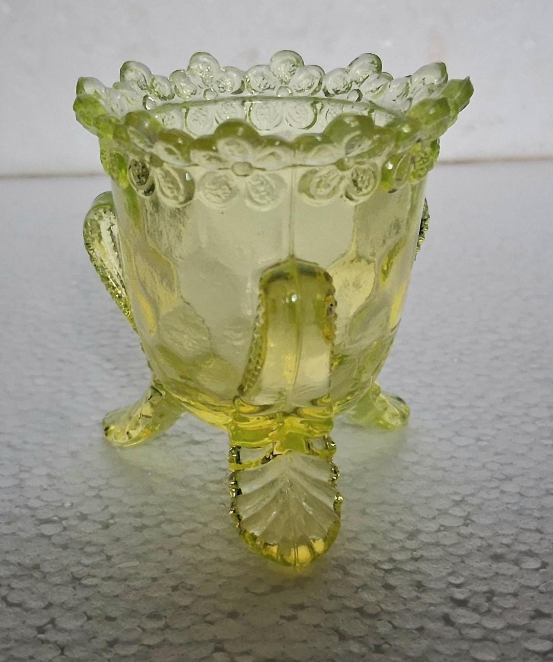 Boyd Art Glass Vaseline - Etsy