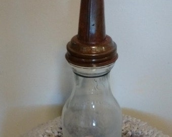 Huffman  Oil Bottle Garage Office Home Gift Decor