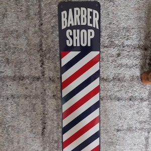 Barber Shop 20 Inch Sign Hair Cut Home Garage Shop Wall Decor