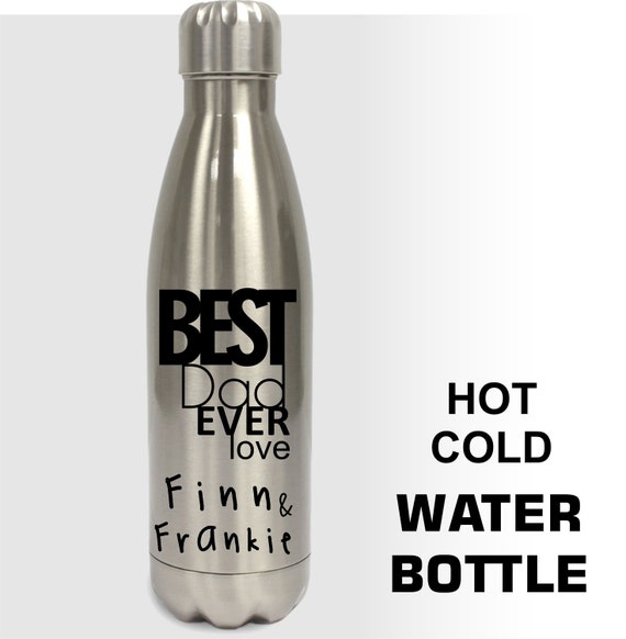 Father's day water bottle Best dad ever 