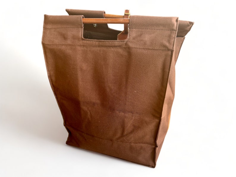 De Bon canvas bag (oatmeal, brown)
