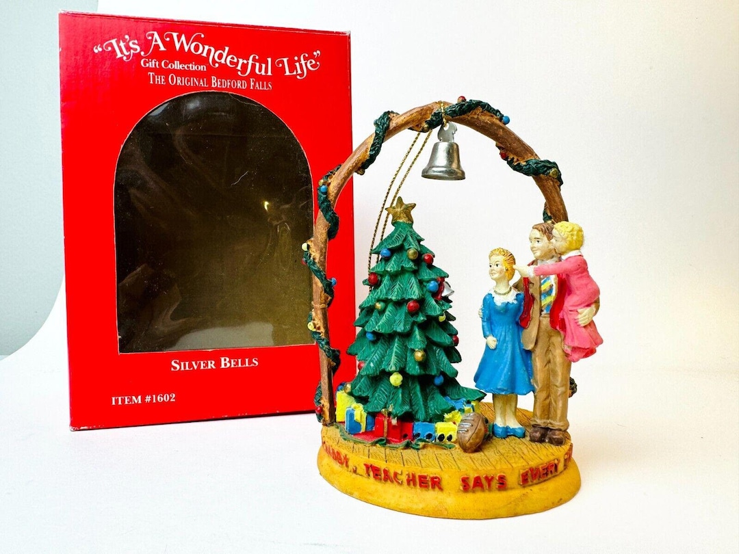 Cape Craftsmen It's A Wonderful Life Silver Bells Ornament Etsy