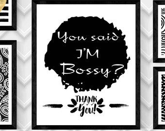 BOSS Art Print,BOSS Art Print,Wall Art,Digital Poster,Office Digital Print,Typography Print,20”x24” Digital Download Print,Digital Art