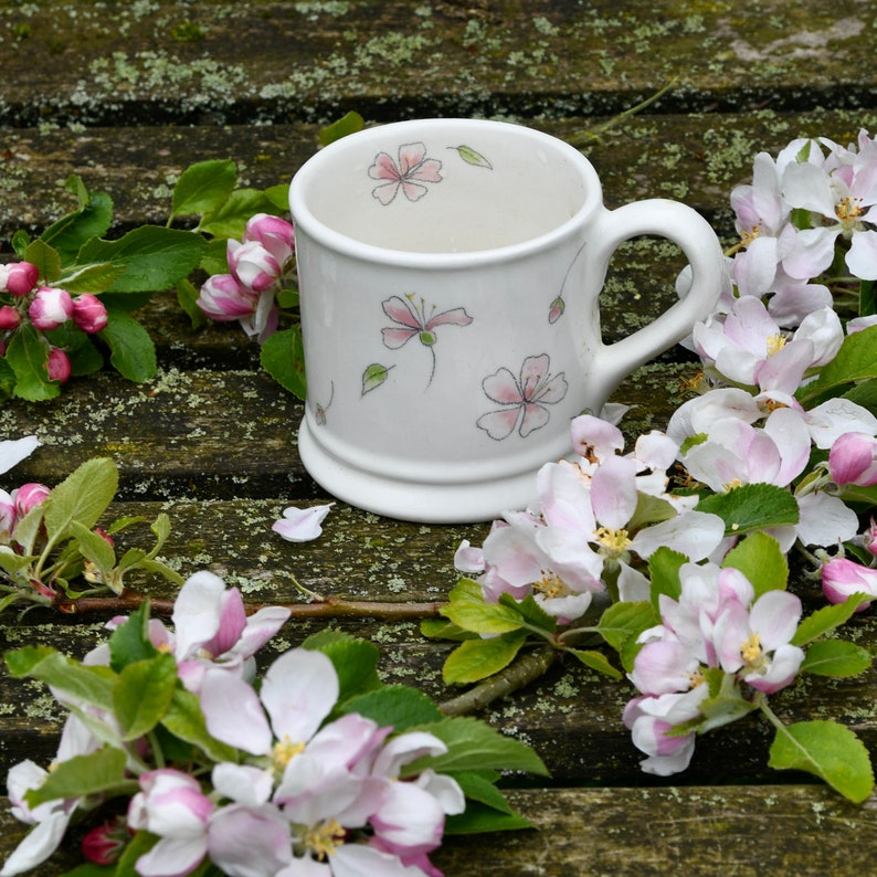 Blossom Country Mug can be Personalised Hand Painted image 9