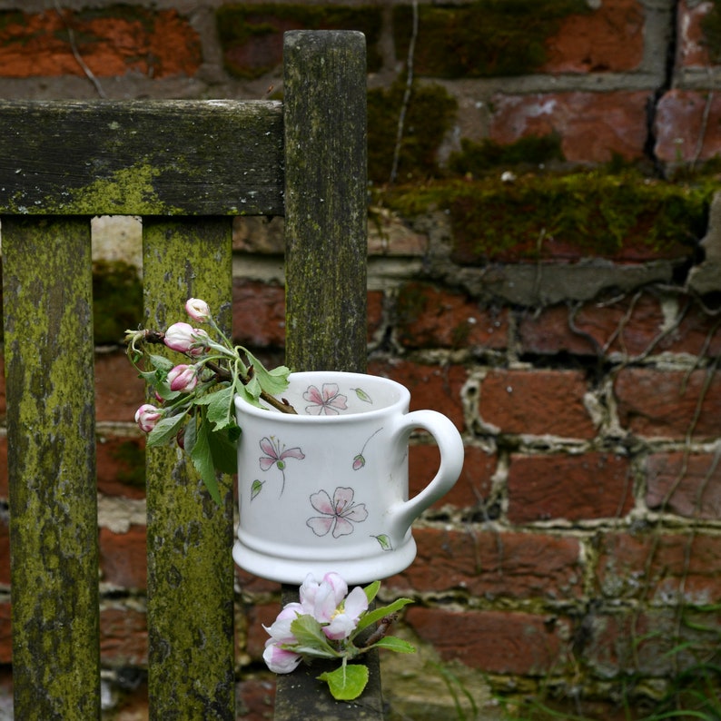 Blossom Country Mug can be Personalised Hand Painted image 8