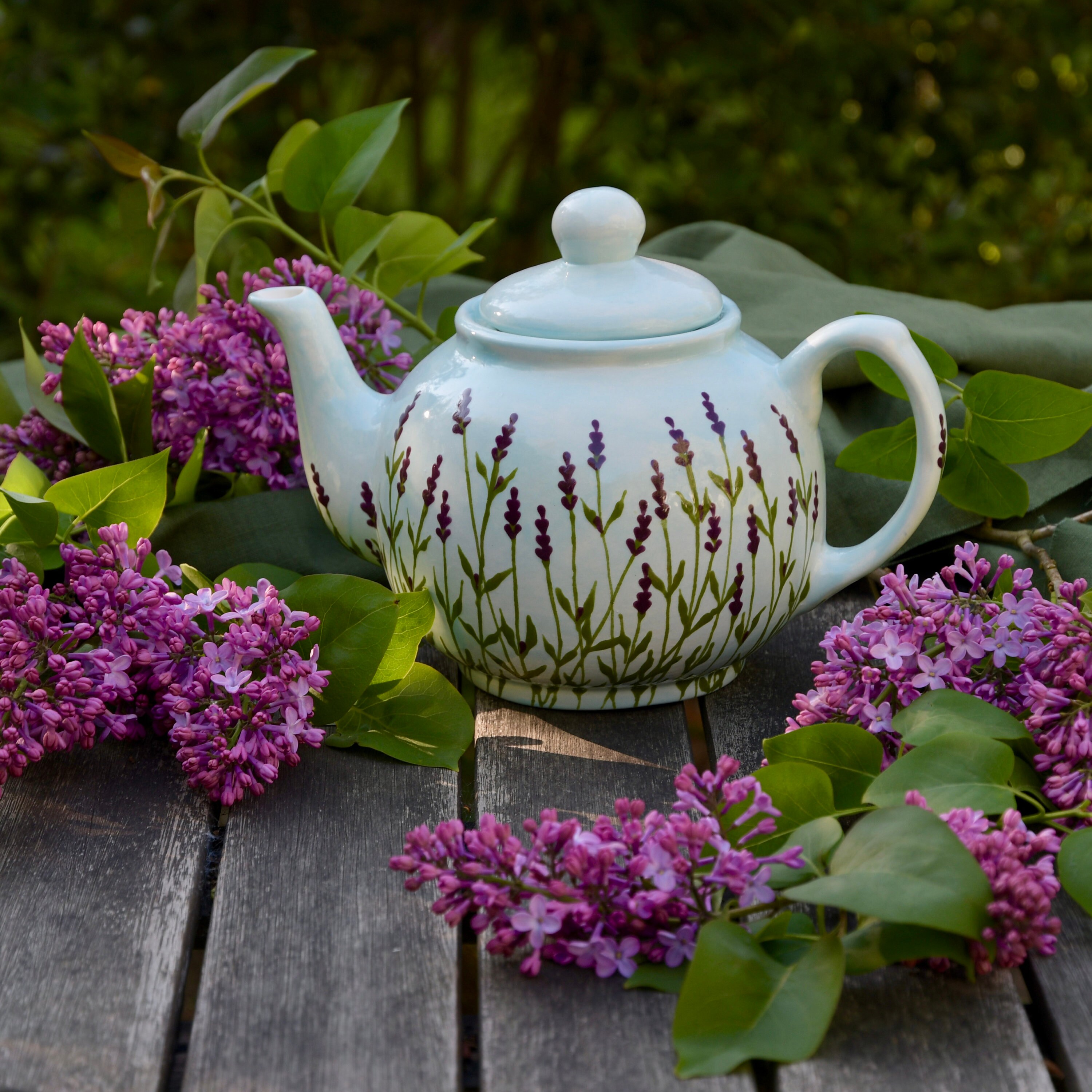 Lavender Teapot Etsy