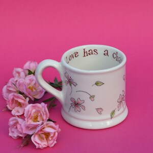 Blossom Country Mug can be Personalised Hand Painted Personalised