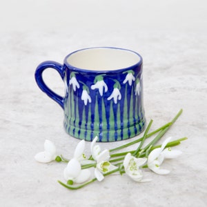 Snowdrop Little Mug can be Personalised Hand Painted image 3