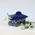 Snowdrop Butter Dish - can be Personalised - Hand Painted