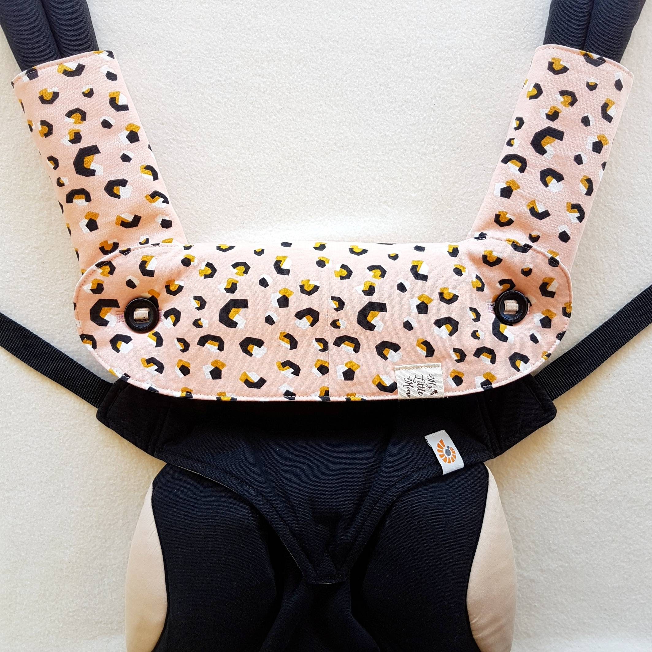 Ergobaby Omni 360 Bib & Strap Covers in Pink Leopard Baby Etsy