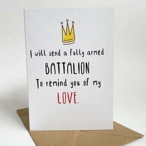 To Remind You Of My Love / Of Your Birthday - A6 Hamilton Valentine's Day Card - Birthday Card - Anniversary card - Recycled card