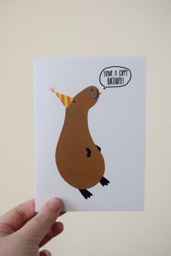 Capybara Happy Birthday