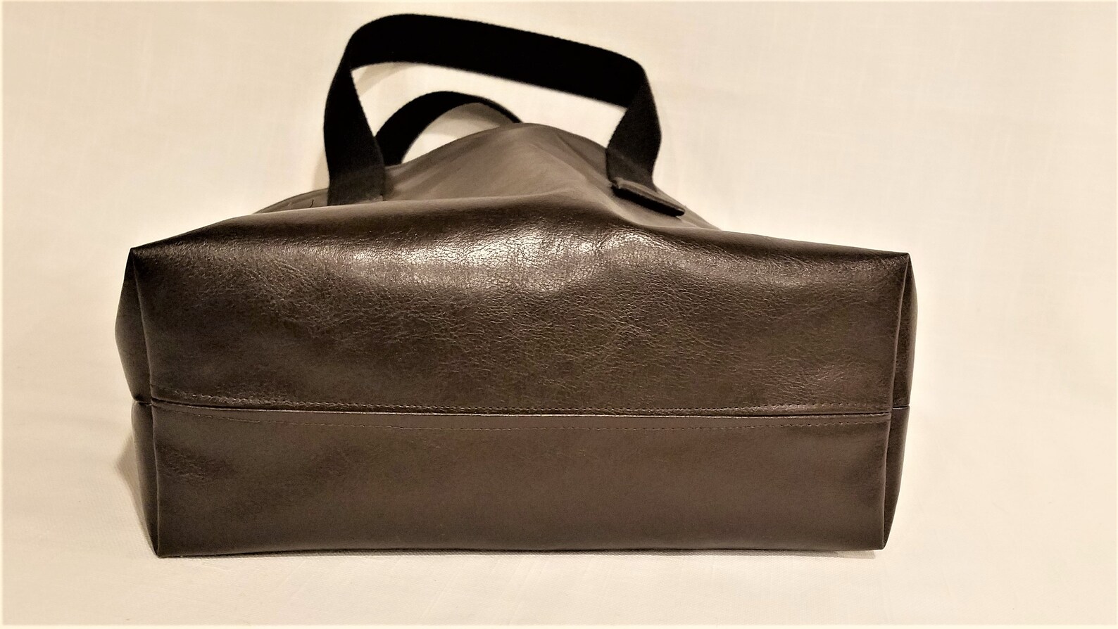 Faux leather Double Wine/Liquor Bottle Tote Bag in Brown Etsy