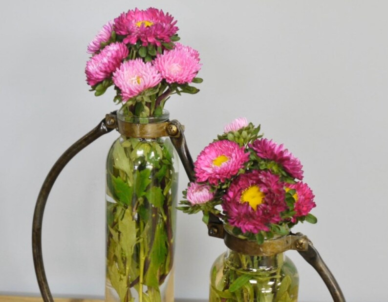 Test tube flower holder 2 spring Decor home decor Etsy