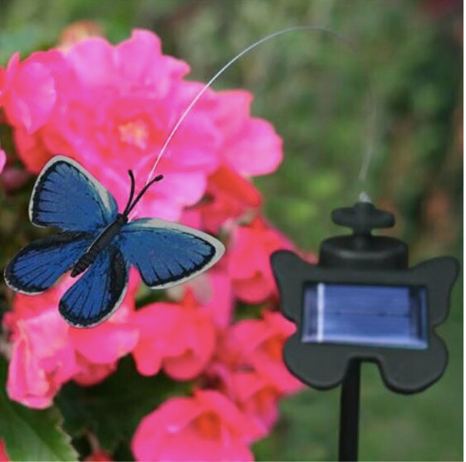 Set of 3 Solar Butterflies Outdoor Decoration UK Garden Etsy