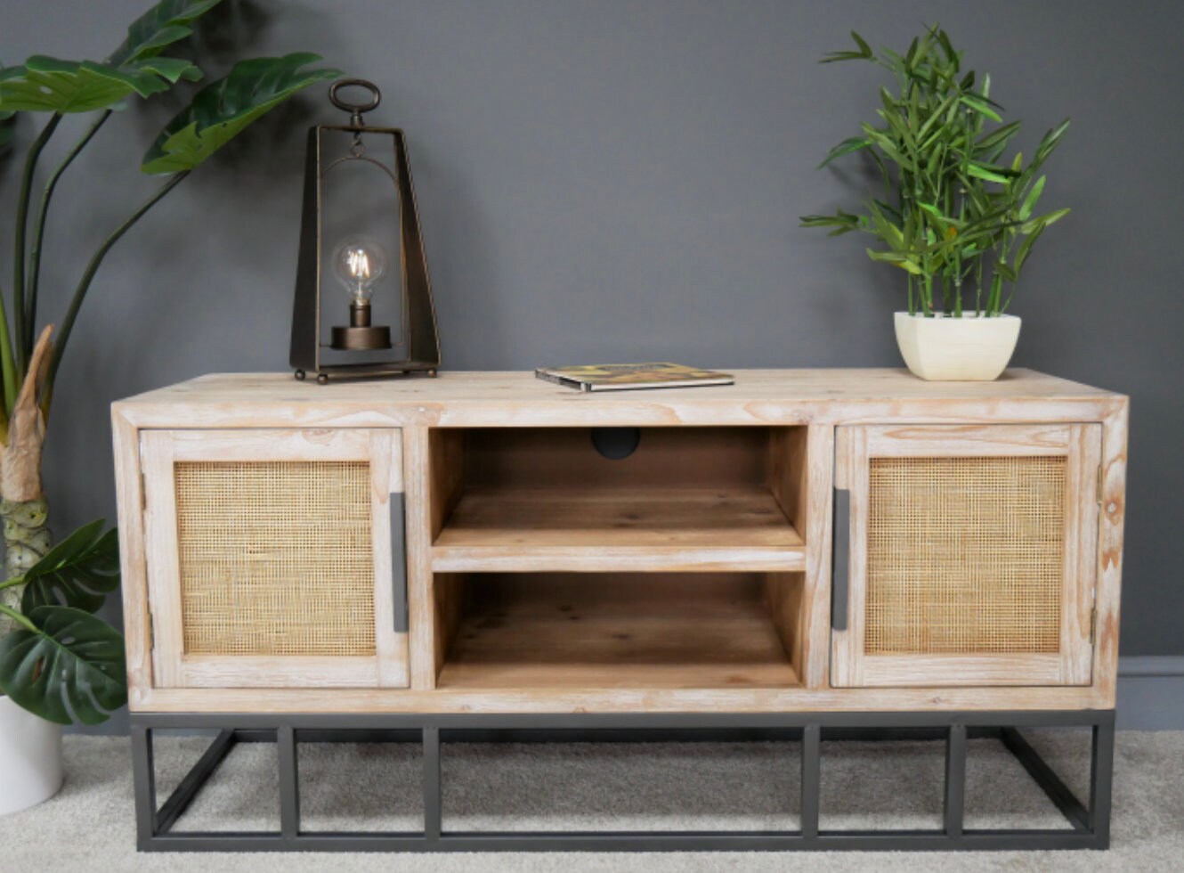 Gabinete de tv Unidad de tv Soporte de TV rústico Unidad | Etsy