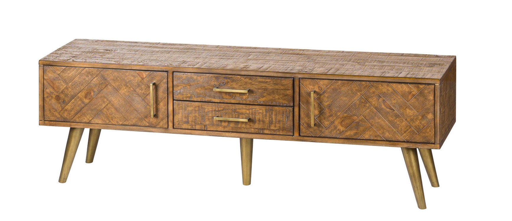 Antique Gold Solid Wood Tv Stands Luxury Home Decor TV Etsy