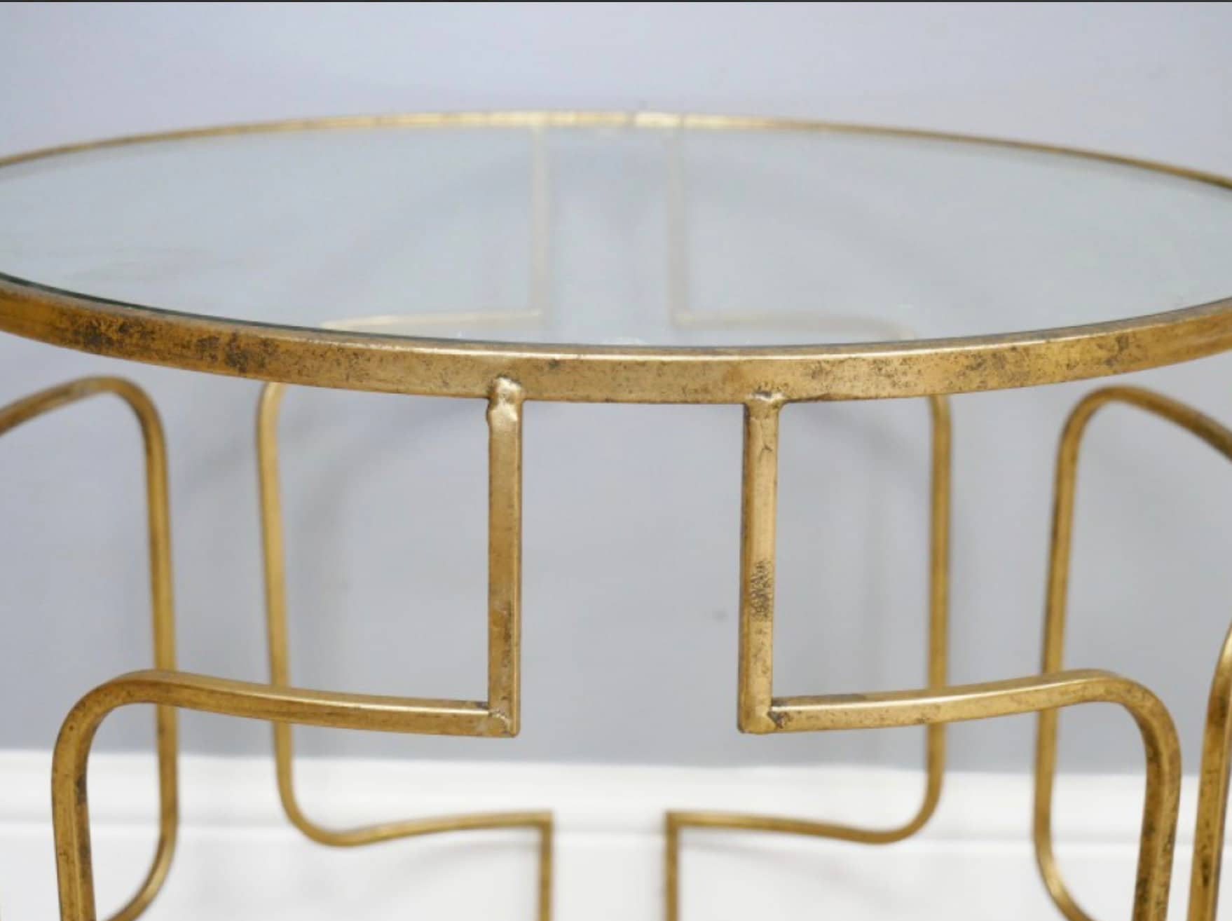 Gold Art Deco Side Table Coffee and End Tables Gold Etsy