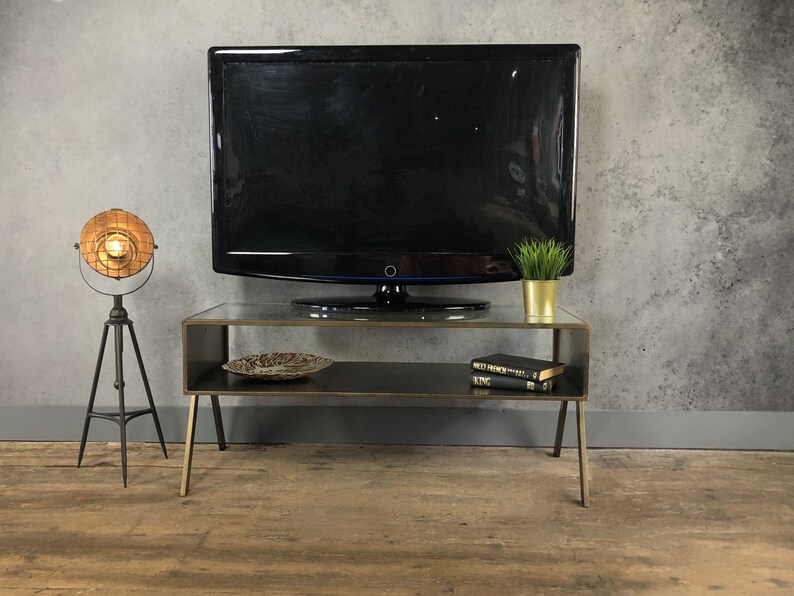 Gold TV Unit Living Room Furniture Home Decor Gold Etsy