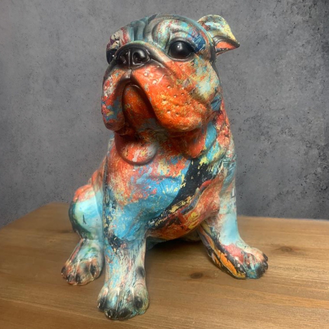 Bulldog Ornament Shelf Decor Home Decor UK Office Decor Etsy