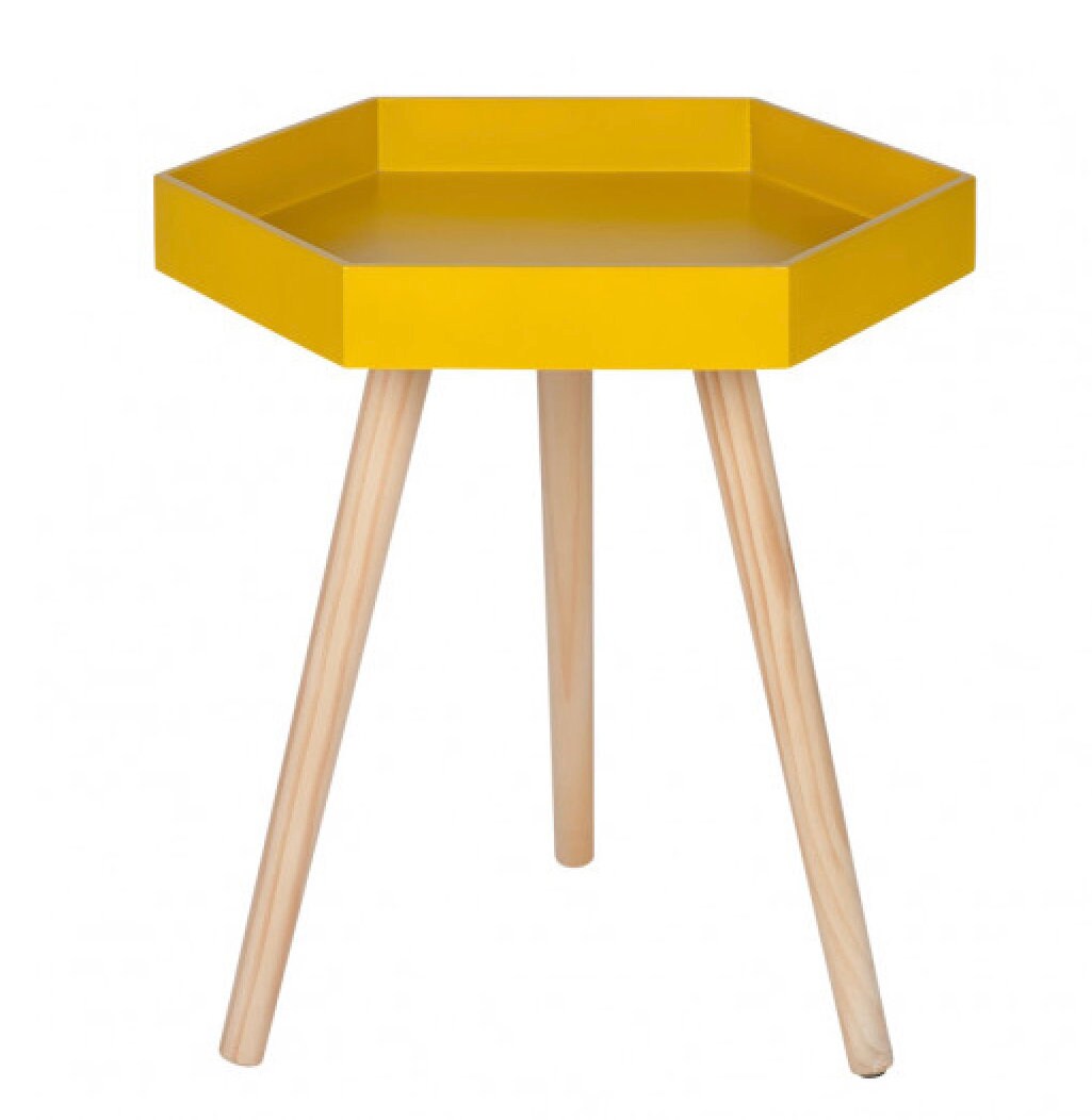 Mustard Coffee Table UK Side Tables UK Scandi Home Side Etsy UK