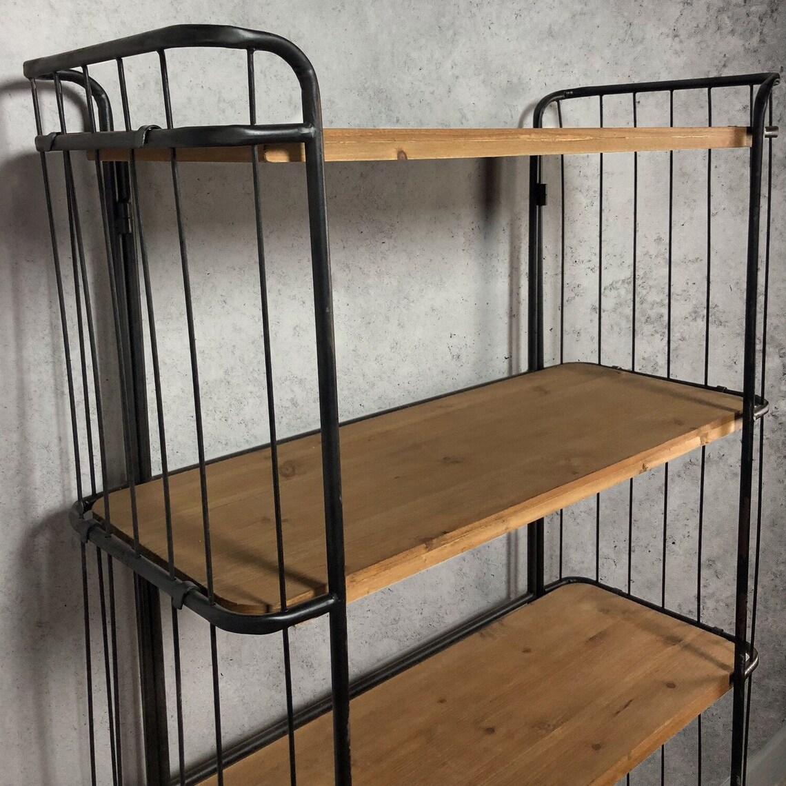 Industrial Free Standing Shelving Bedroom Furniture Living Etsy