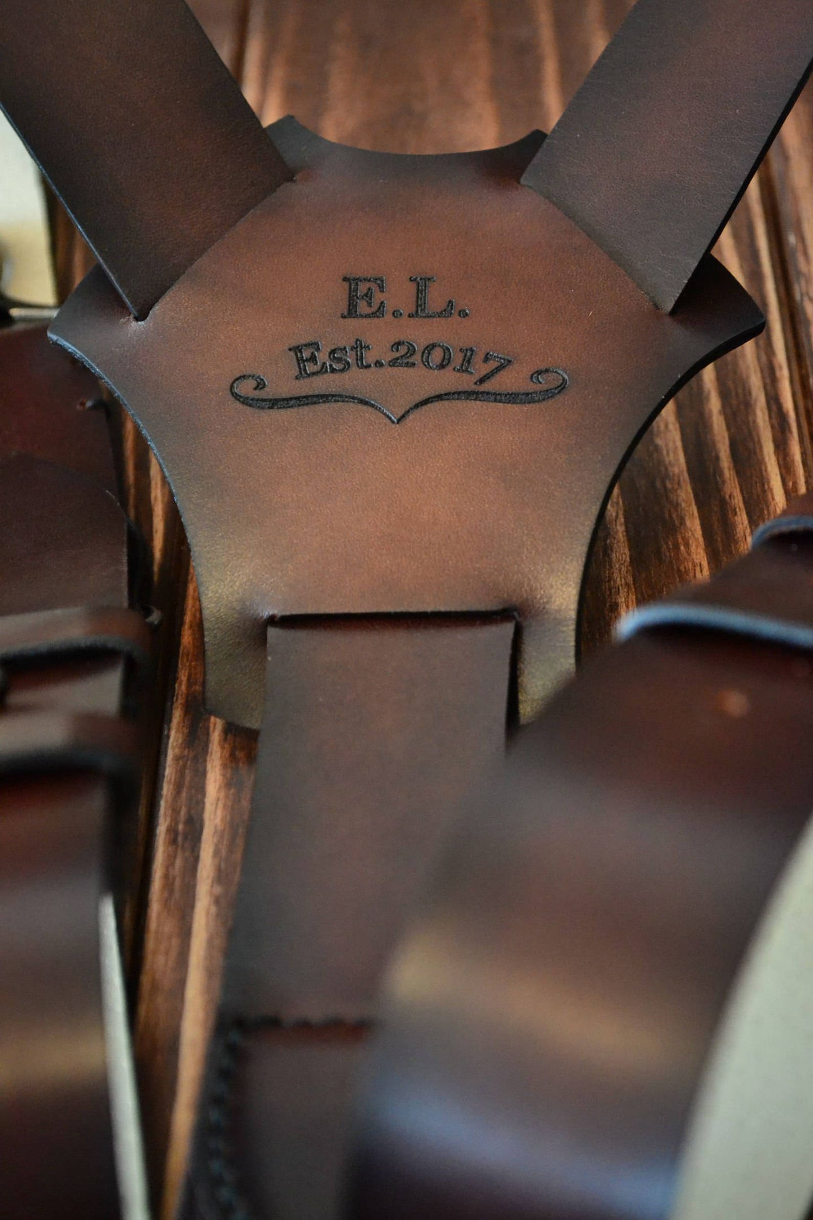 Leather Suspenders Men Personalized Suspenders Brown Etsy Australia