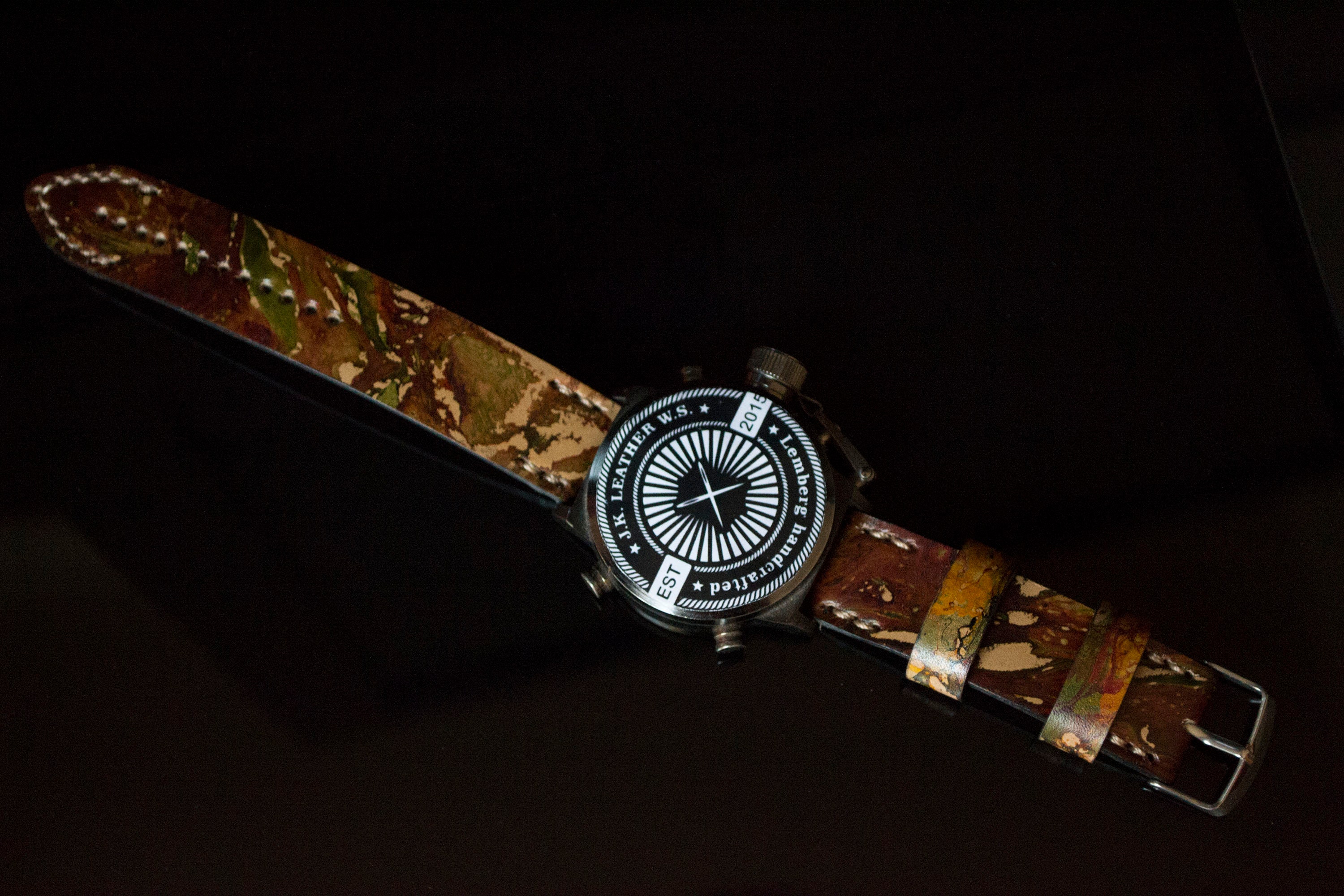 Leather Watch Band Watch Band Men's Leather Watch Band - Etsy