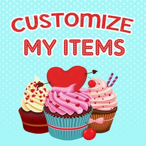 Personalize itens da loja