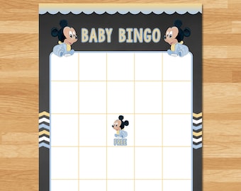 Baby Mickey Bingo Etsy