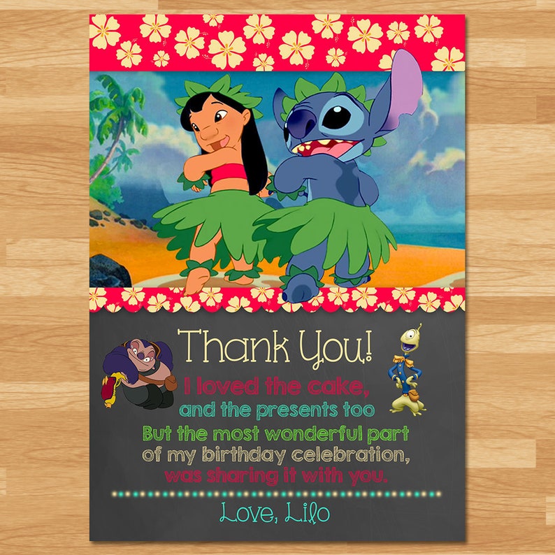 Greeting Cards Invitations 5 12 Ou 14 Cartes Invitation Anniversaire Lilo Et Stitch Ref 436 Yegnashopping Com