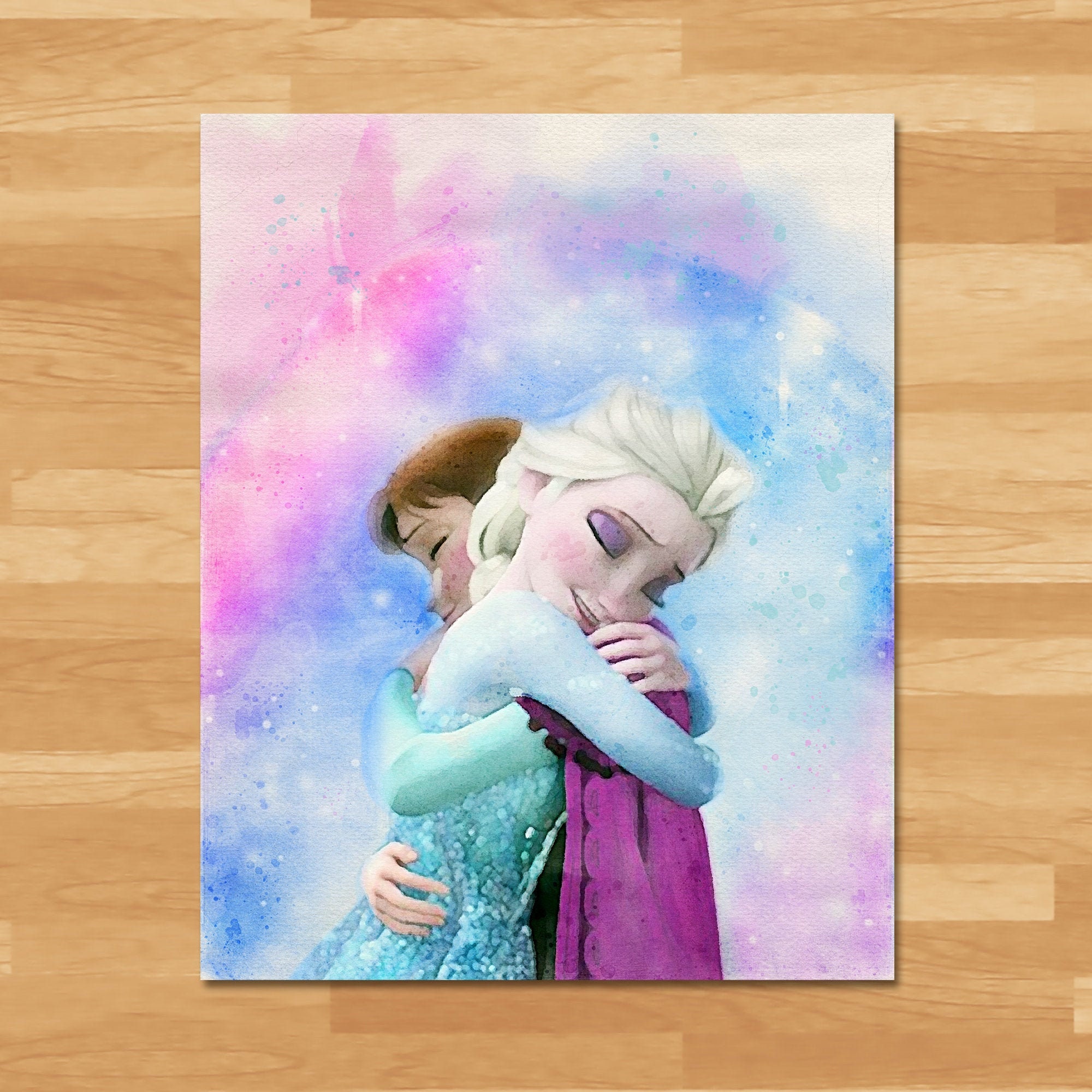 Party Download Elsa Norway Frozen Princess Printables Birthday Anna Sisters Etsy Home Watercolor Hug 2 Frozen 101021 Decor Instant 2 Painting -