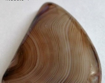 Agate pendant drop shaped