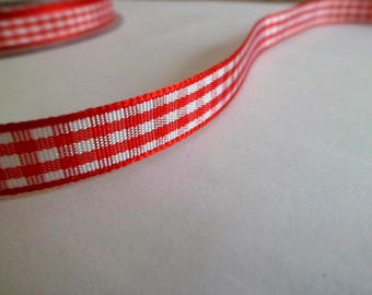checkered ribbon Vichy