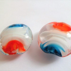 Flat and round Lampwork glass beads image 7