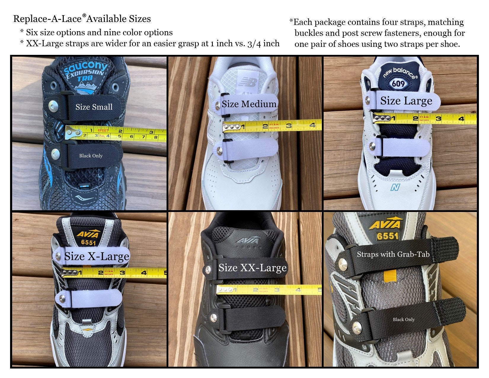 No Tie Shoelaces Replace a lace Hook Loop Straps to Replace Shoe