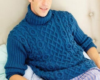 Men's sweater, Knitted sweater, Hand-knitted sweater, Men' fashion, Warm men's sweater, Men's sweater for winter