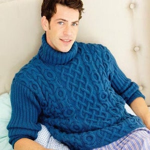 Men's sweater, Knitted sweater, Hand-knitted sweater, Men' fashion, Warm men's sweater, Men's sweater for winter