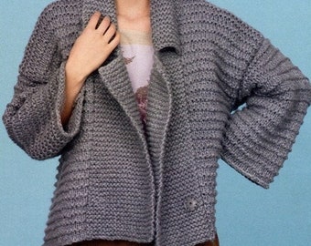 Ladies cardigan, Knitted cardigan, Women cardigan, Hand knitted sweater, Hand knitting, Gift for her