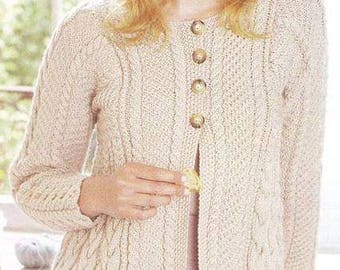 Hand stricken Damen Mantel Damenjacke Frauen Strickjacke | Etsy Hand stricken Damen Mantel Damenjacke Frauen Strickjacke | Etsy