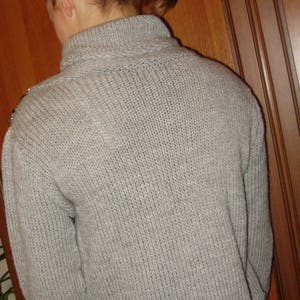 Ready to ship, Ladies sweater, Hand-knit sweater, Sweater and additional sleeves, Winter Sweater, A gift for her image 2