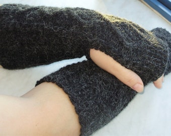 Guantes sin dedos, Guantes tejidos sin dedos, Guantes tejidos a mano, Guantes de punto, Guantes tejidos sin dedos
