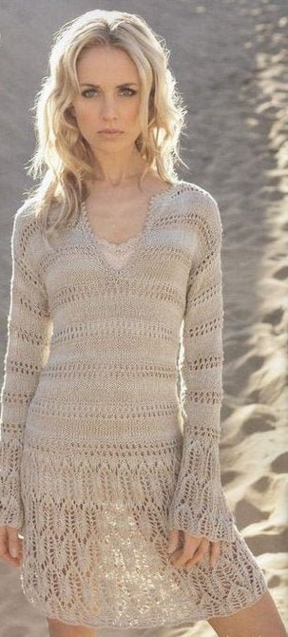 knee length dresses for ladies Threadbare Women's Stone Long Sleeve Button Down Knitted Ladies' Cardigan  Dress main image 0