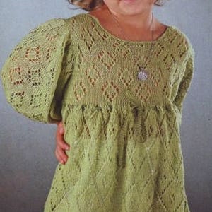 Abito da bambino, Abito in maglia, Abito per bambini in cotone, Abito estivo per bambini, Un regalo per lei