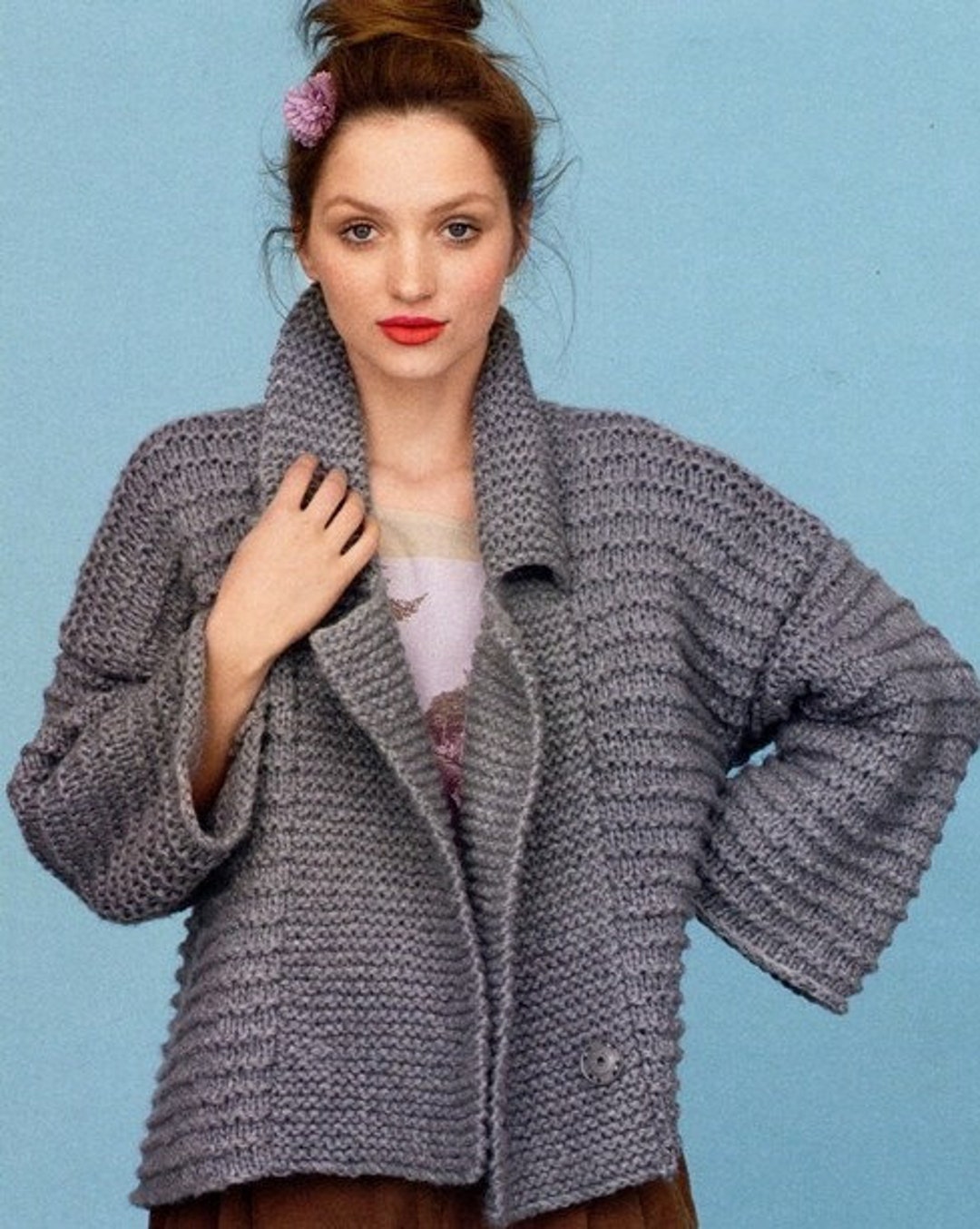 Ladies Cardigan Knitted Cardigan Women Cardigan Hand Etsy UK